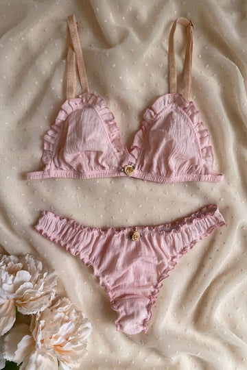 Ensemble "LOUISETTE" Rose